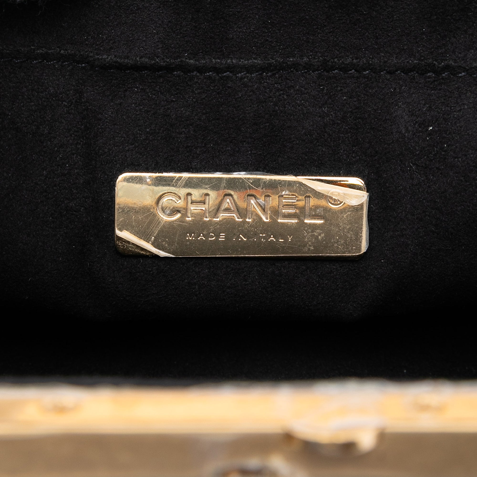 Chanel Small Calfskin Kiss Lock Frame Bag - image 5