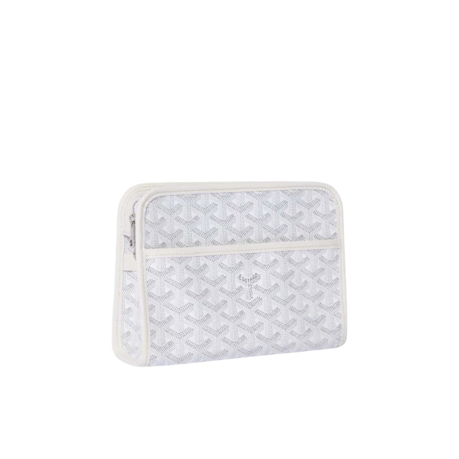 Goyard patterned pouch with its iconic pattern
