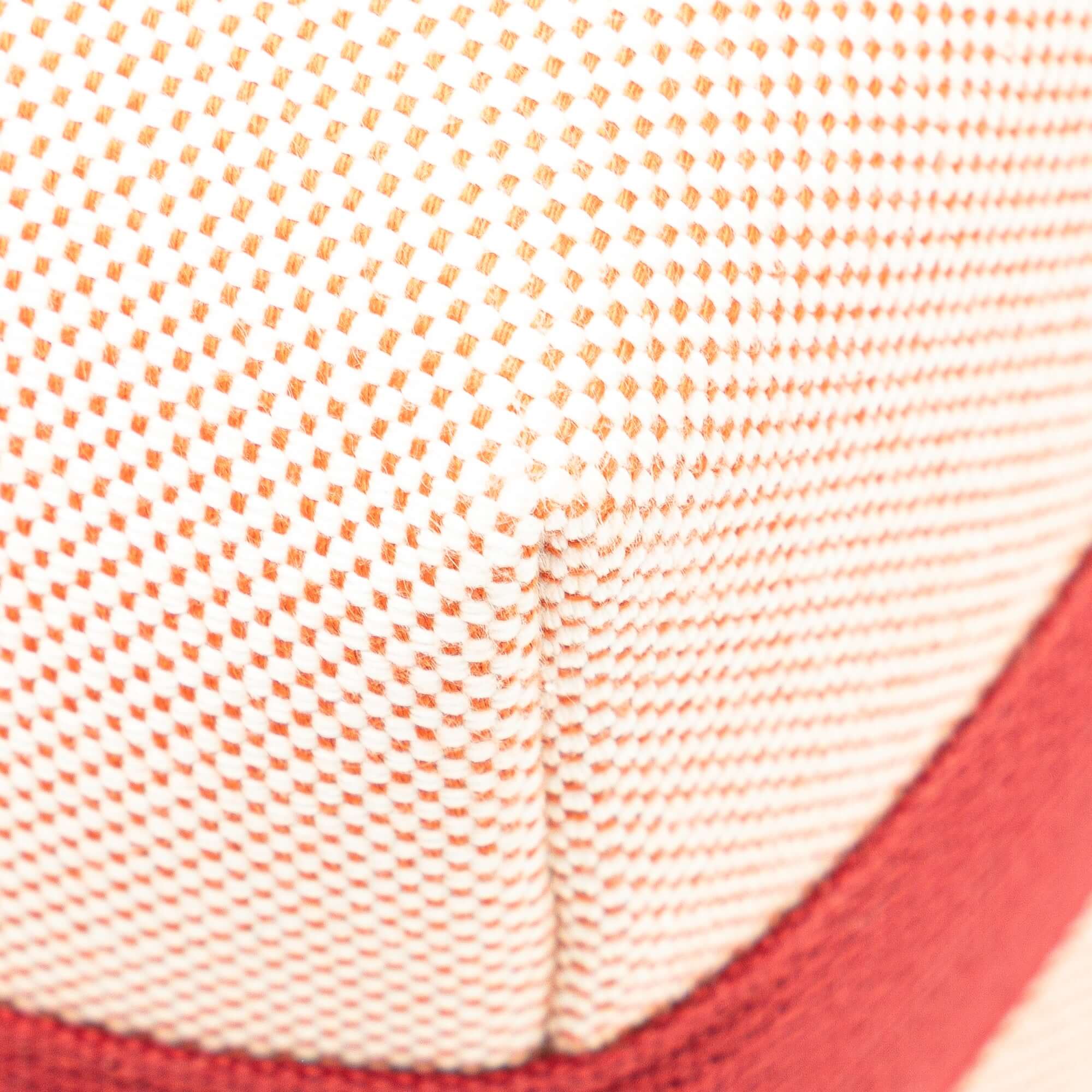 Pre-loved Hermès large Bride-A-Brac terracotta canvas travel case with zip and handle
